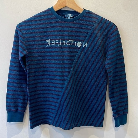 Barn of monkeys NWT REFLECTION LONG SLEEVE striped sweater pullover kids size 8 - Picture 4 of 12